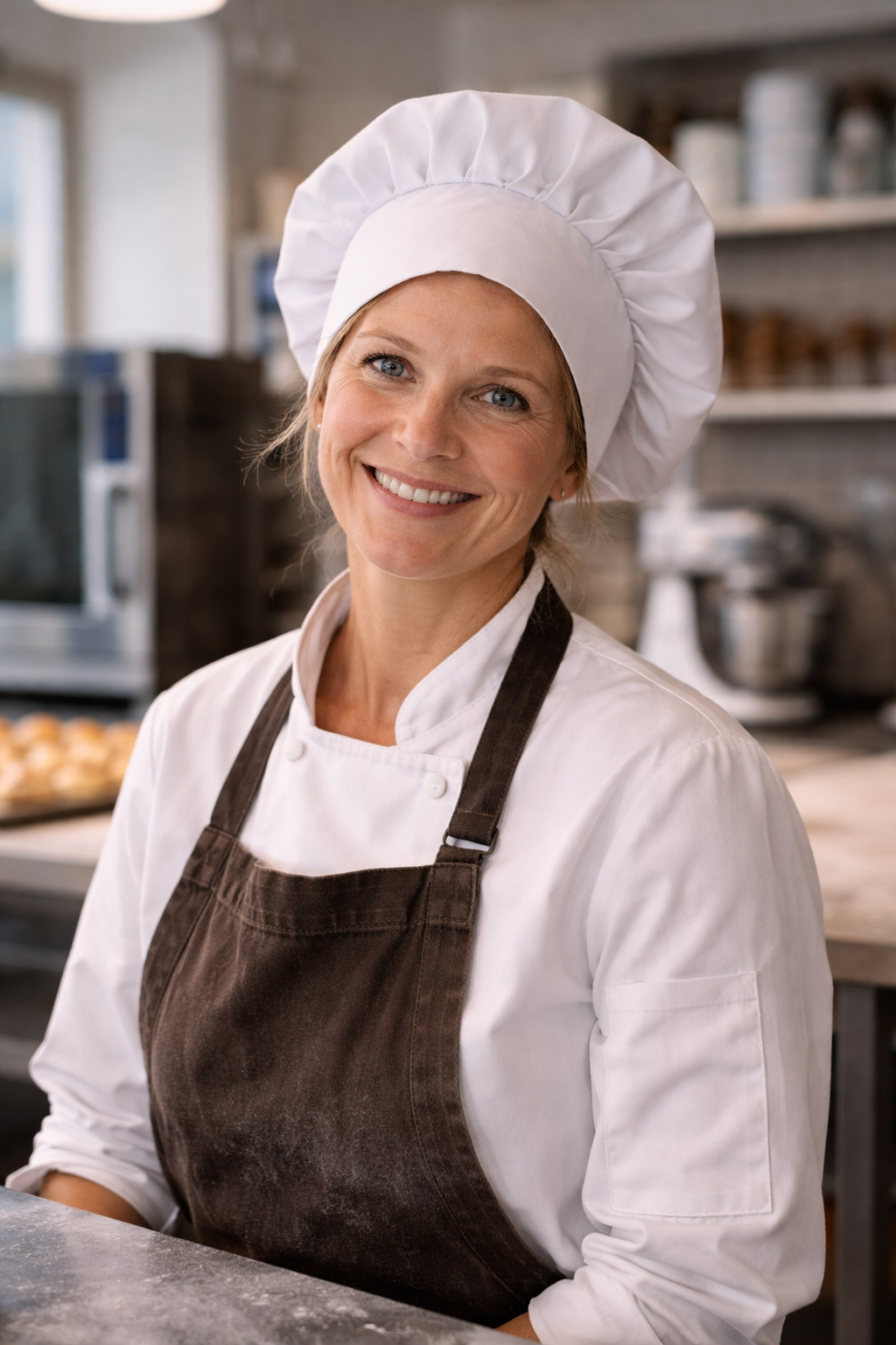 Konditormeisterin Sabine in der Backstube